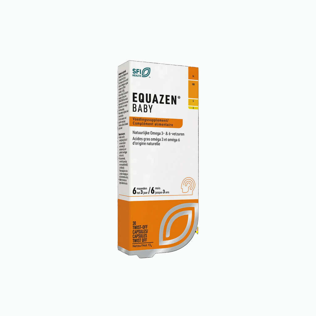 Equazen Baby supplement packaging on a white background